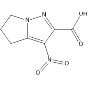 3-Nitro-5,6-dihydro-4H-pyrrolo[1,2-b]pyrazole-2-carboxylic acid|CS-1638093