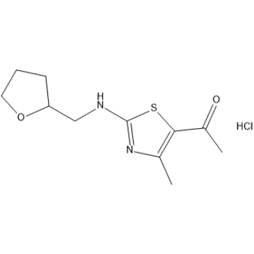 1-(4-Methyl-2-(((tetrahydrofuran-2-yl)methyl)amino)thiazol-5-yl)ethan-1-one hydrochloride|CS-1638144