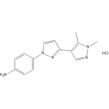 4-(1',5'-Dimethyl-1H,1'H-[3,4'-bipyrazol]-1-yl)aniline hydrochloride|CS-1638145