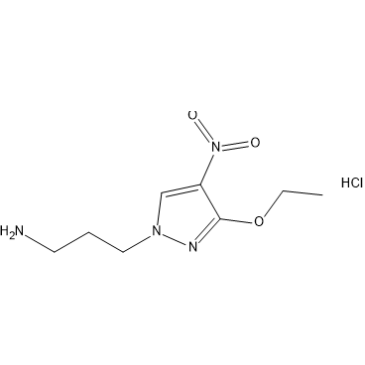 3-(3-Ethoxy-4-nitro-1H-pyrazol-1-yl)propan-1-amine hydrochloride|CS-1638150