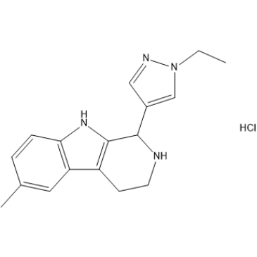 1-(1-Ethyl-1H-pyrazol-4-yl)-6-methyl-2,3,4,9-tetrahydro-1H-pyrido[3,4-b]indole hydrochloride|CS-1638152