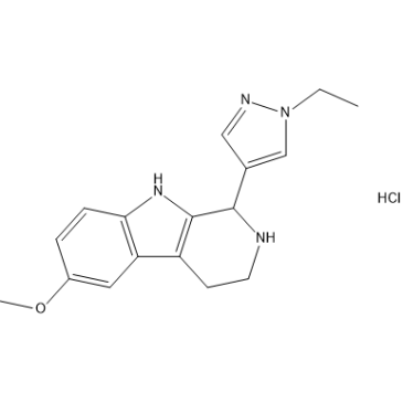 1-(1-Ethyl-1H-pyrazol-4-yl)-6-methoxy-2,3,4,9-tetrahydro-1H-pyrido[3,4-b]indole hydrochloride|CS-1638153