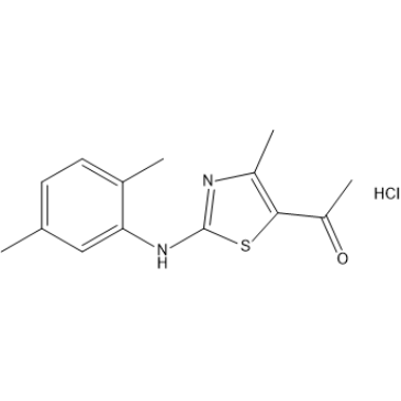 1-(2-((2,5-Dimethylphenyl)amino)-4-methylthiazol-5-yl)ethan-1-one hydrochloride|CS-1638154