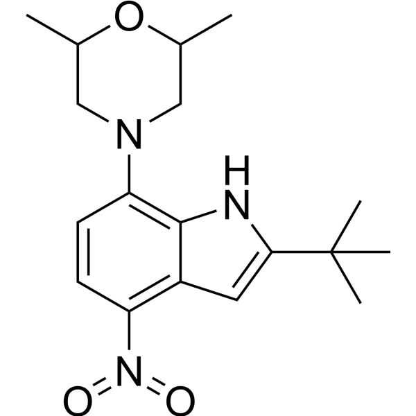 4-(2-(tert-Butyl)-4-nitro-1H-indol-7-yl)-2,6-dimethylmorpholine|CS-1638263