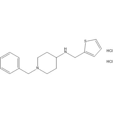 1-Benzyl-N-(thiophen-2-ylmethyl)piperidin-4-amine dihydrochloride|CS-1638277