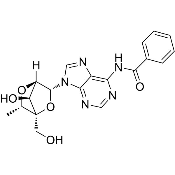 N-(9-((1R,3R,4R,6S,7S)-7-Hydroxy-1-(hydroxymethyl)-6-methyl-2,5-dioxabicyclo[2.2.1]heptan-3-yl)-9H-purin-6-yl)benzamide|CS-1638371