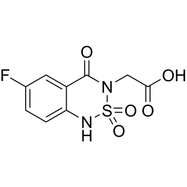2-(6-Fluoro-2,2-dioxido-4-oxo-1,4-dihydro-3H-benzo[c][1,2,6]thiadiazin-3-yl)acetic acid|CS-1638379
