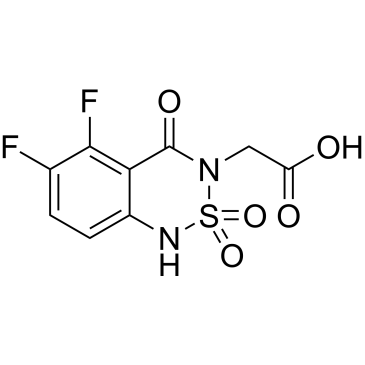 2-(5,6-Difluoro-2,2-dioxido-4-oxo-1,4-dihydro-3H-benzo[c][1,2,6]thiadiazin-3-yl)acetic acid|CS-1638380