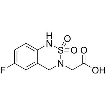 2-(6-Fluoro-2,2-dioxido-1,4-dihydro-3H-benzo[c][1,2,6]thiadiazin-3-yl)acetic acid|CS-1638381