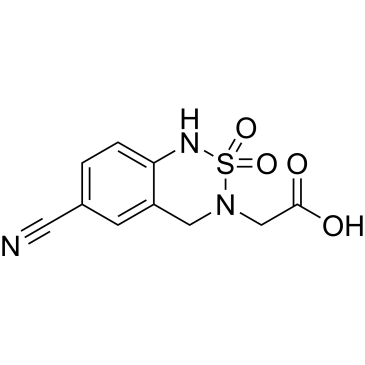 2-(6-Cyano-2,2-dioxido-1,4-dihydro-3H-benzo[c][1,2,6]thiadiazin-3-yl)acetic acid|CS-1638383