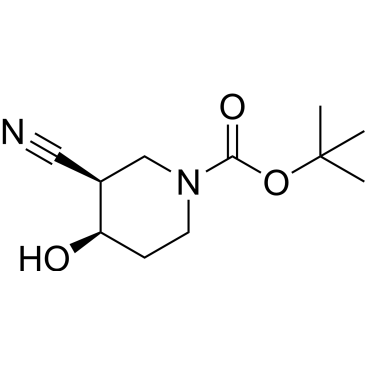 rel-tert-Butyl (3R,4R)-3-cyano-4-hydroxypiperidine-1-carboxylate|CS-1638385