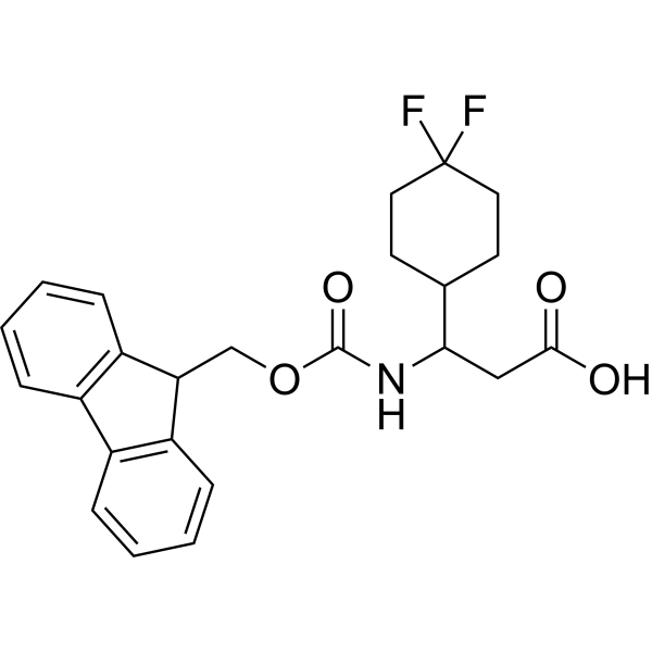 3-((((9H-Fluoren-9-yl)methoxy)carbonyl)amino)-3-(4,4-difluorocyclohexyl)propanoic acid|CS-1638388