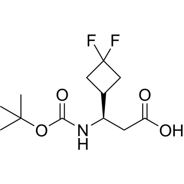 (R)-3-((tert-Butoxycarbonyl)amino)-3-(3,3-difluorocyclobutyl)propanoic acid|CS-1638390