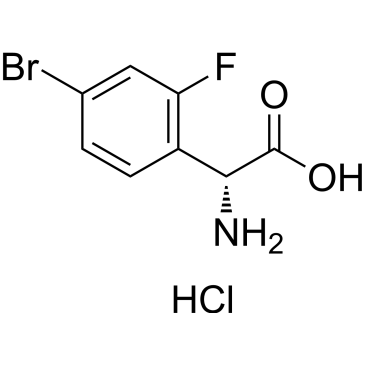 (R)-2-Amino-2-(4-bromo-2-fluorophenyl)acetic acid hydrochloride|CS-1638435