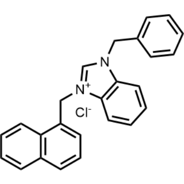 1-Benzyl-3-(naphthalen-1-ylmethyl)-1H-benzo[d]imidazol-3-ium chloride|CS-1638573