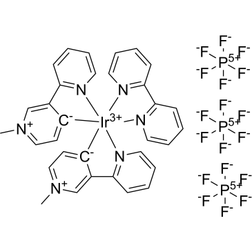 (OC-6-33)-(2,2′-Bipyridine-κN1,κN1′)bis(1′-methyl[2,3′-bipyridinium]-4′-yl-κC4′,κN1)-Iridium(3+),Tris[hexafluorophosphate(1-)]|CS-1638580