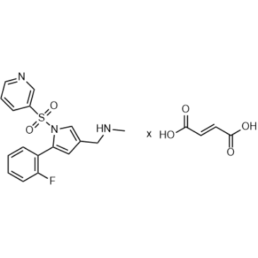 1-(5-(2-Fluorophenyl)-1-(pyridin-3-ylsulfonyl)-1H-pyrrol-3-yl)-N-methylmethanamine fumarate|CS-1638658