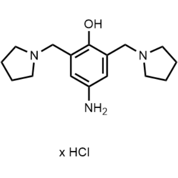 4-Amino-2,6-bis(pyrrolidin-1-ylmethyl)phenol (hydrochloride) 1:x|CS-1638662