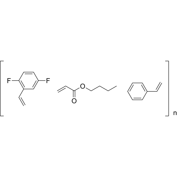 2-Propenoic acid, butyl ester, polymer with ethenylbenzene and 2-ethenyl-1,4-difluorobenzene|CS-1638676