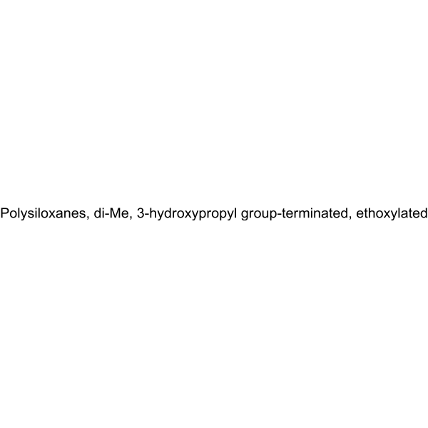 Polysiloxanes, di-Me, 3-hydroxypropyl group-terminated, ethoxylated|CS-1638690