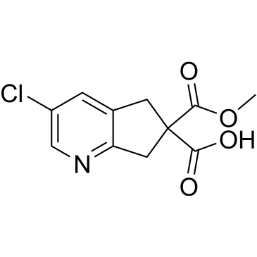 3-Chloro-6-(methoxycarbonyl)-6,7-dihydro-5H-cyclopenta[b]pyridine-6-carboxylic acid|CS-1638757