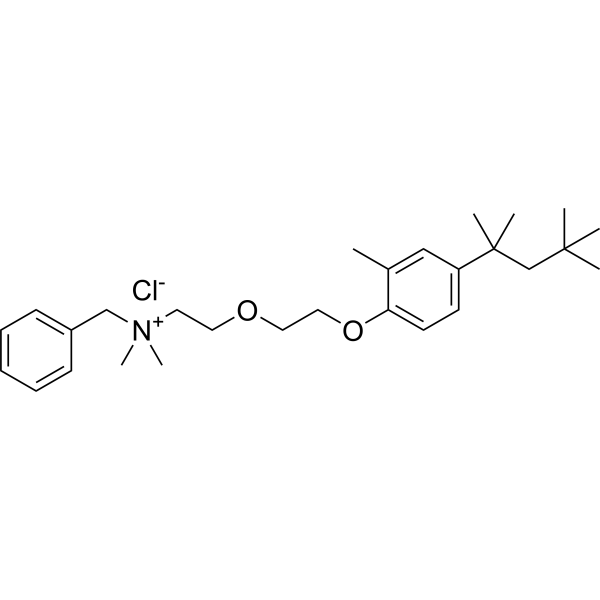 N-Benzyl-N,N-dimethyl-2-(2-(2-methyl-4-(2,4,4-trimethylpentan-2-yl)phenoxy)ethoxy)ethan-1-aminium chloride|CS-1639004