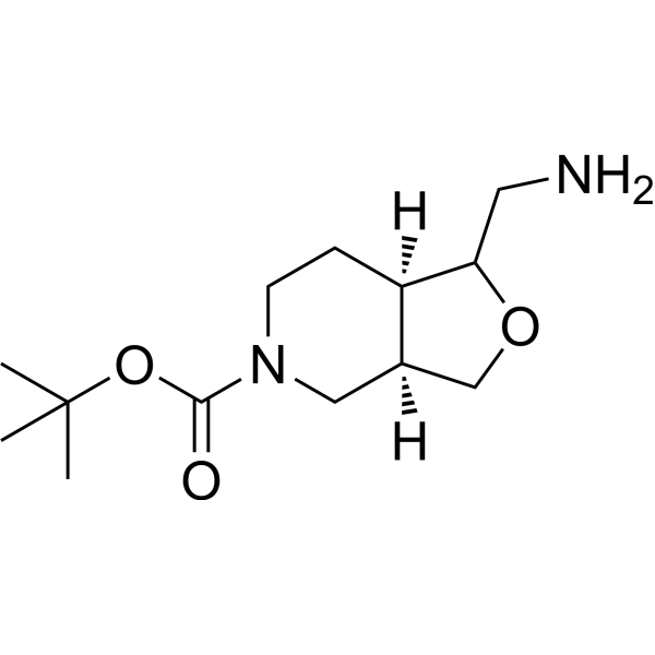 rel-tert-Butyl (3aR,7aR)-1-(aminomethyl)hexahydrofuro[3,4-c]pyridine-5(3H)-carboxylate|CS-1639058