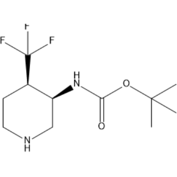 rel-tert-Butyl ((3R,4R)-4-(trifluoromethyl)piperidin-3-yl)carbamate|CS-1639074