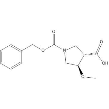 rel-(3S,4R)-1-((Benzyloxy)carbonyl)-4-methoxypyrrolidine-3-carboxylic acid|CS-1639076