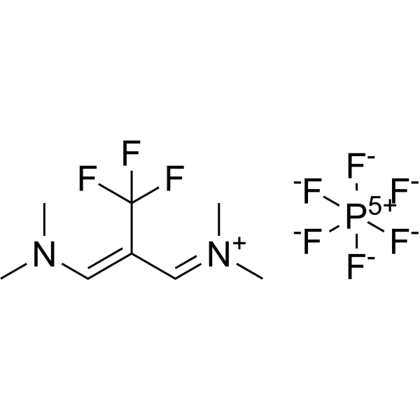 N-(3-(Dimethylamino)-2-(trifluoromethyl)allylidene)-N-methylmethanaminium hexafluorophosphate(v)|CS-1639110
