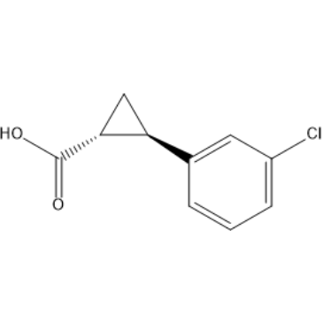 rel-(1R,2R)-2-(3-Chlorophenyl)cyclopropane-1-carboxylic acid|CS-1639144