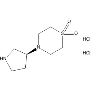 (S)-4-(Pyrrolidin-3-yl)thiomorpholine 1,1-dioxide dihydrochloride|CS-1639161