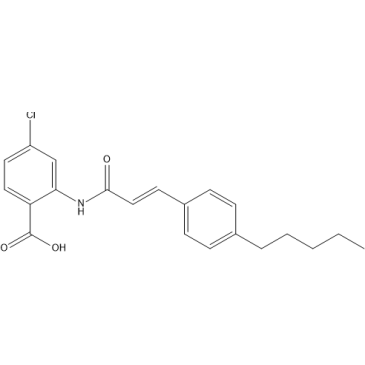 4-Chloro-2-(3-(4-pentylphenyl)acrylamido)benzoic acid|CS-1639178
