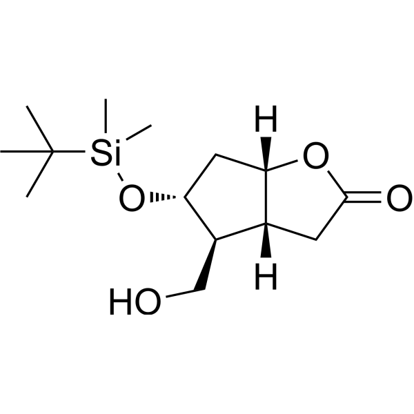 (3aR,4S,5R,6aS)-5-((tert-Butyldimethylsilyl)oxy)-4-(hydroxymethyl)hexahydro-2H-cyclopenta[b]furan-2-one|CS-1639183