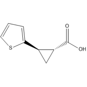 trans-2-(Thiophen-2-yl)cyclopropane-1-carboxylic acid|CS-1639189