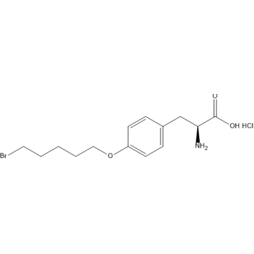 (S)-2-Amino-3-(4-((5-bromopentyl)oxy)phenyl)propanoic acid hydrochloride|CS-1639204