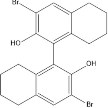 3,3'-Dibromo-5,5',6,6',7,7',8,8'-octahydro-[1,1'-binaphthalene]-2,2'-diol|CS-1639212