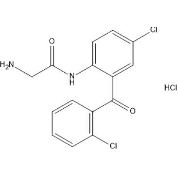 2-Amino-N-(4-chloro-2-(2-chlorobenzoyl)phenyl)acetamide hydrochloride|CS-1639218
