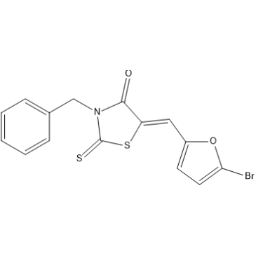 3-Benzyl-5-((5-bromofuran-2-yl)methylene)-2-thioxothiazolidin-4-one|CS-1639262