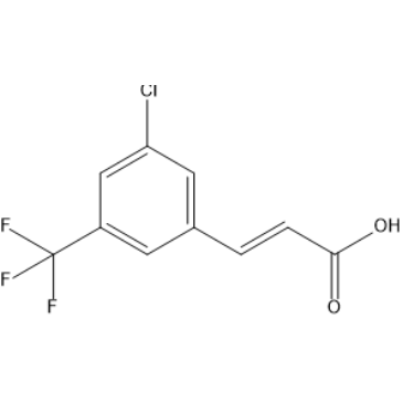 (E)-3-(3-Chloro-5-(trifluoromethyl)phenyl)acrylic acid|CS-1639286