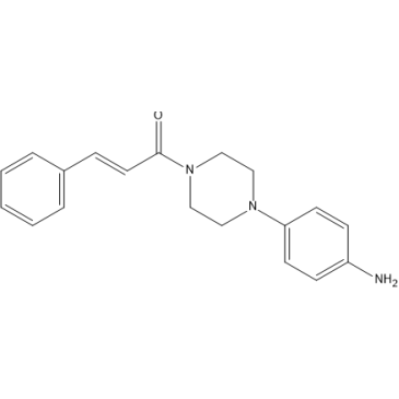 1-(4-(4-Aminophenyl)piperazin-1-yl)-3-phenylprop-2-en-1-one|CS-1639310