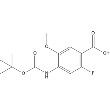 4-((tert-Butoxycarbonyl)amino)-2-fluoro-5-methoxybenzoic acid|CS-1639453