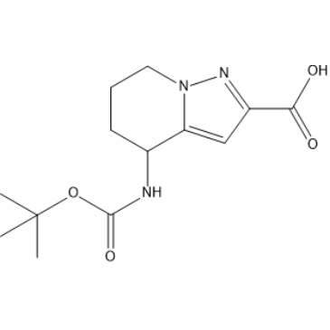 4-((tert-Butoxycarbonyl)amino)-4,5,6,7-tetrahydropyrazolo[1,5-a]pyridine-2-carboxylic acid|CS-1639455