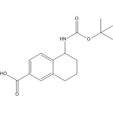 5-((tert-Butoxycarbonyl)amino)-5,6,7,8-tetrahydronaphthalene-2-carboxylic acid|CS-1639456