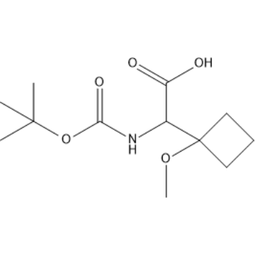 2-((tert-Butoxycarbonyl)amino)-2-(1-methoxycyclobutyl)acetic acid|CS-1639460