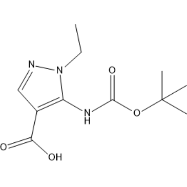 5-((tert-Butoxycarbonyl)amino)-1-ethyl-1H-pyrazole-4-carboxylic acid|CS-1639463
