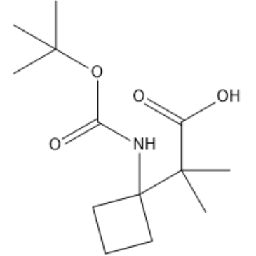 2-(1-((tert-Butoxycarbonyl)amino)cyclobutyl)-2-methylpropanoic acid|CS-1639473