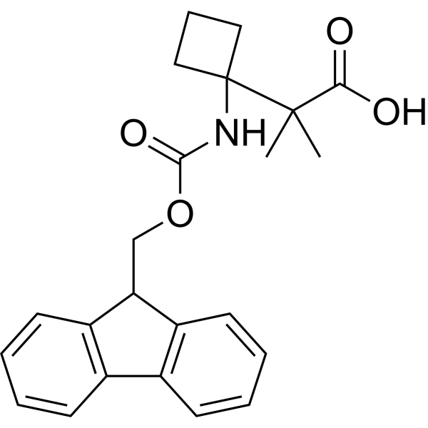 2-(1-((((9H-Fluoren-9-yl)methoxy)carbonyl)amino)cyclobutyl)-2-methylpropanoic acid|CS-1639474