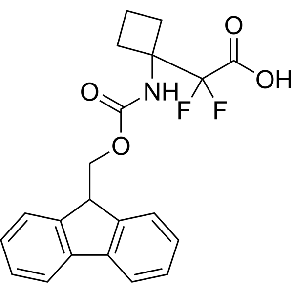 2-(1-((((9H-Fluoren-9-yl)methoxy)carbonyl)amino)cyclobutyl)-2,2-difluoroacetic acid|CS-1639476