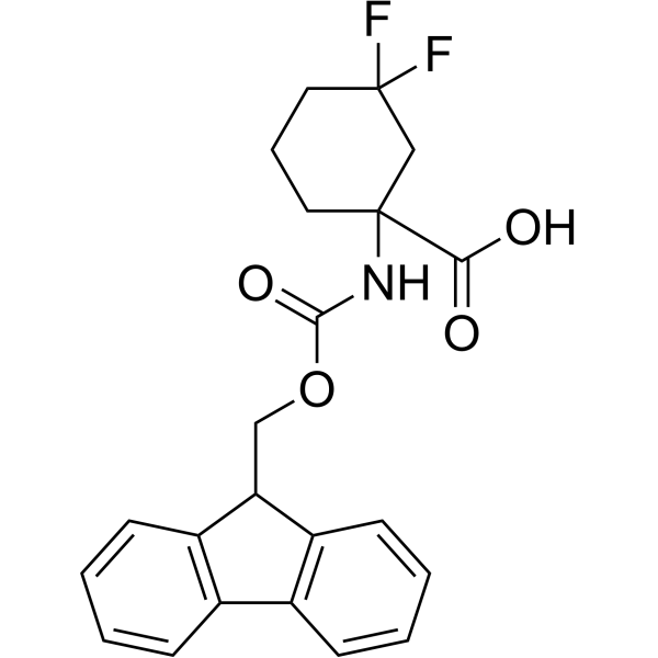 1-((((9H-Fluoren-9-yl)methoxy)carbonyl)amino)-3,3-difluorocyclohexane-1-carboxylic acid|CS-1639480